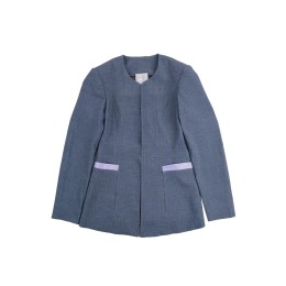 Group custom-made women's suits custom-made suit jacket style round neck hidden button women's suit corporate suit jacket gray women's suit BWS266 Group custom-made women's suits custom-made suit jacket style round neck hidden button women's suit corporate suit jacket gray women's suit BWS266